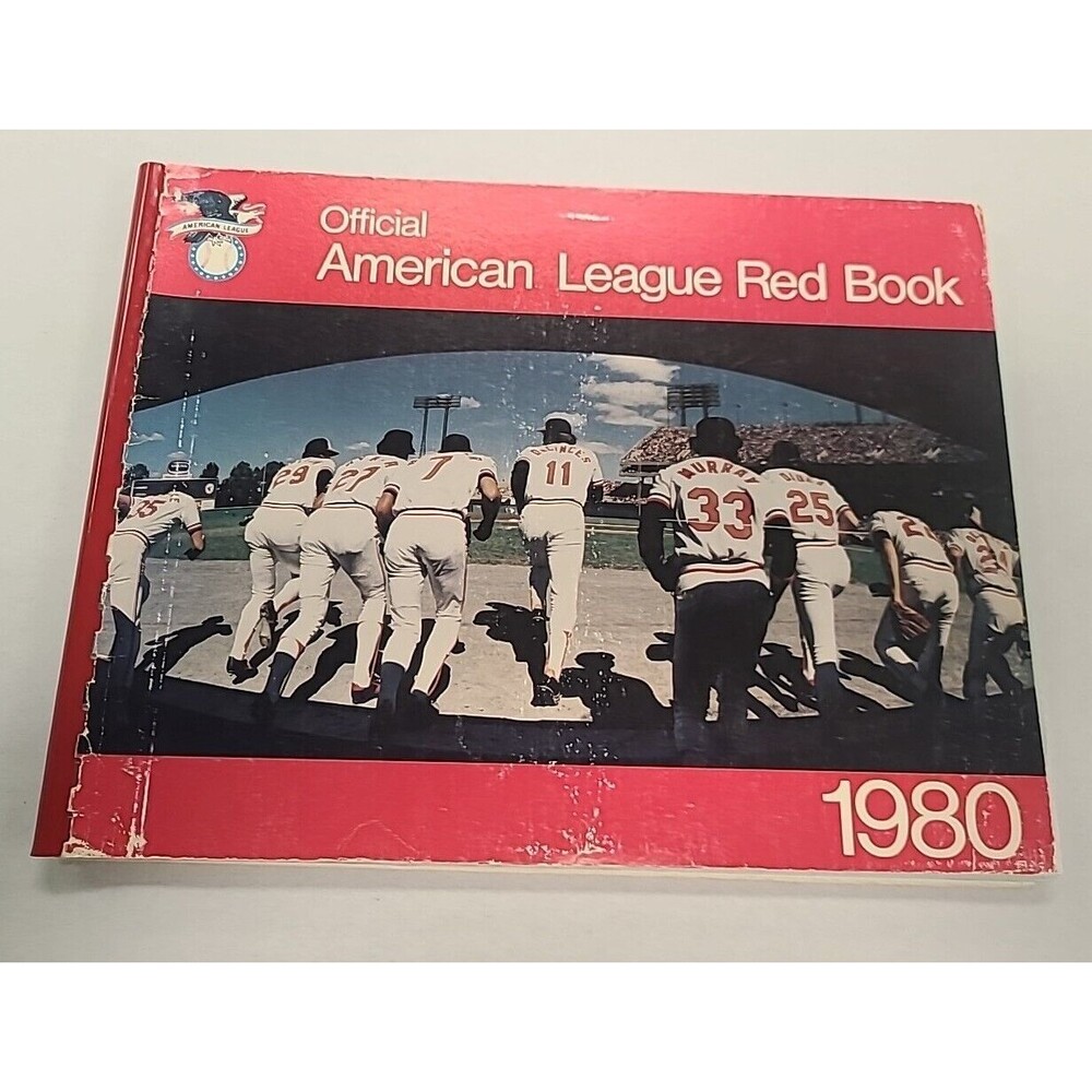 Vintage 1980 The Official American League Red Book 51st Annual Edition Baseball